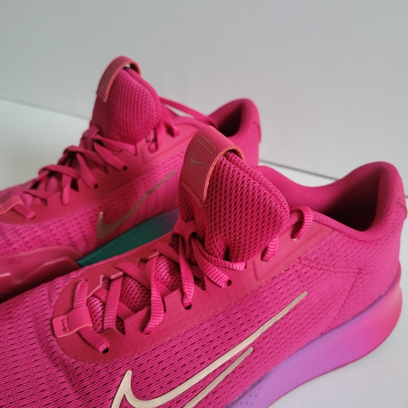NIKE VAPOR LITE Women's Pink and Teal Athletic Shoes - Size 10 - Picture 8 of 9